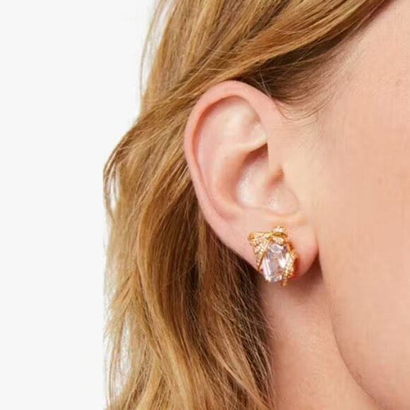 Kate Spade Pave Present Studs KF005 - Picture 10 of 10